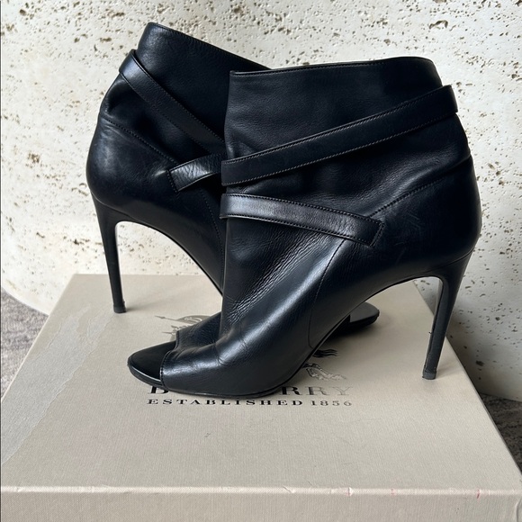 Burberry Ankle Peep toe Boots | black - Picture 4 of 10